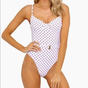 Weworewhat Danielle One Piece Swimsuit
